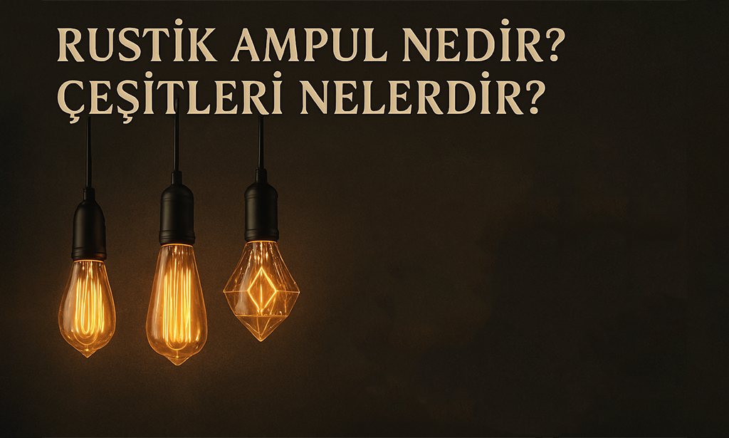 Rustik Ampul Nedir? Kullanım Alanları, Modelleri ve Fiyatları