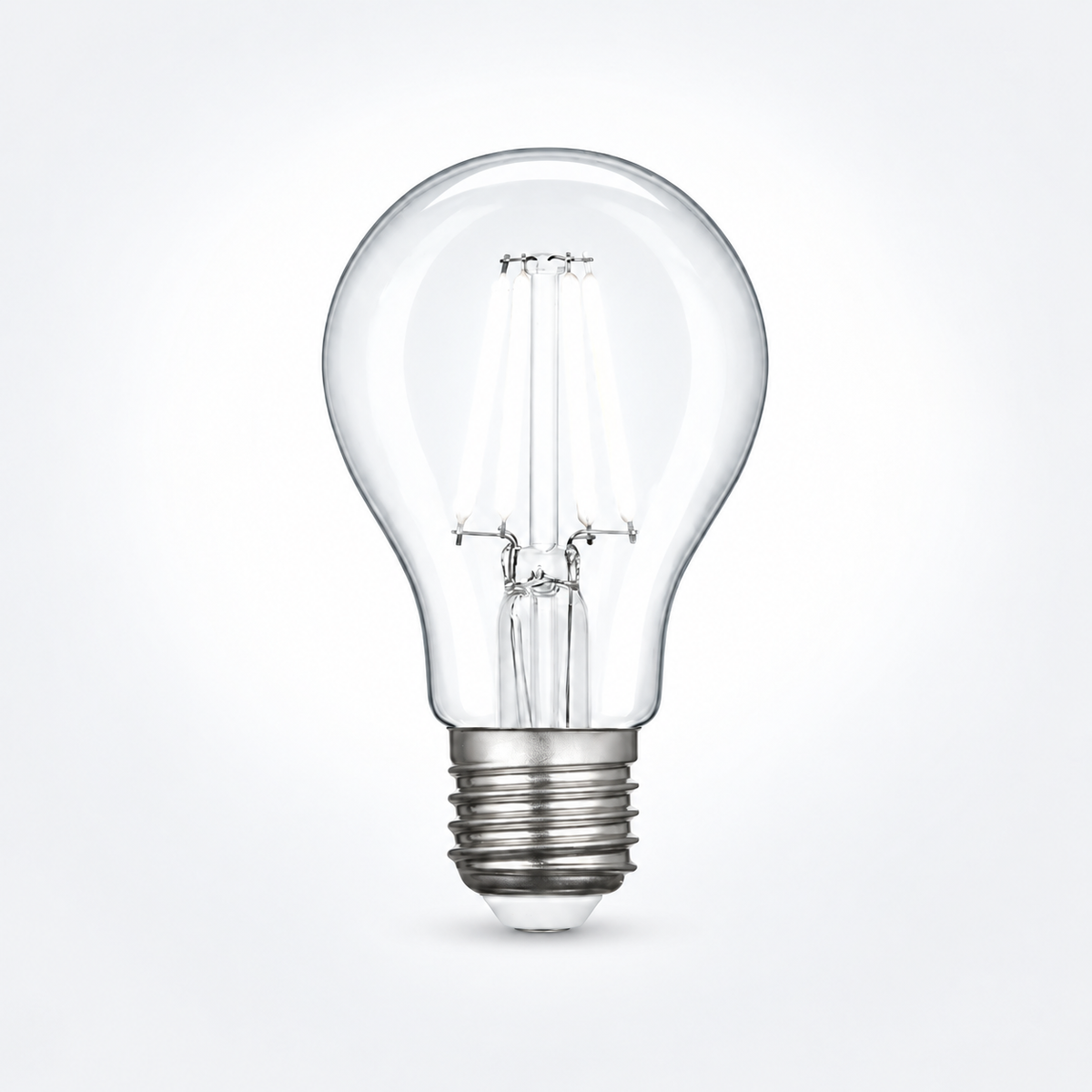 Heka A60 Şeffaf Cam Filament LED Ampul 7W E27 6500K Beyaz Işık ERD-312