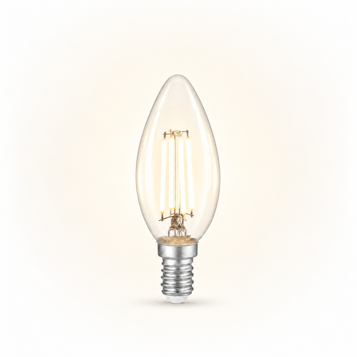 Heka C35 Şeffaf Cam Filament LED Ampul 6W E14 4000K Ilık Beyaz ERD-282