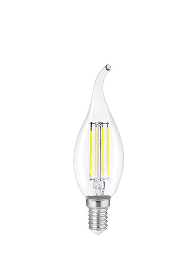 Heka Led Filament Rustik Ampul Kıvrık Uç 6W E14 6500K Beyaz Işık ERD-94