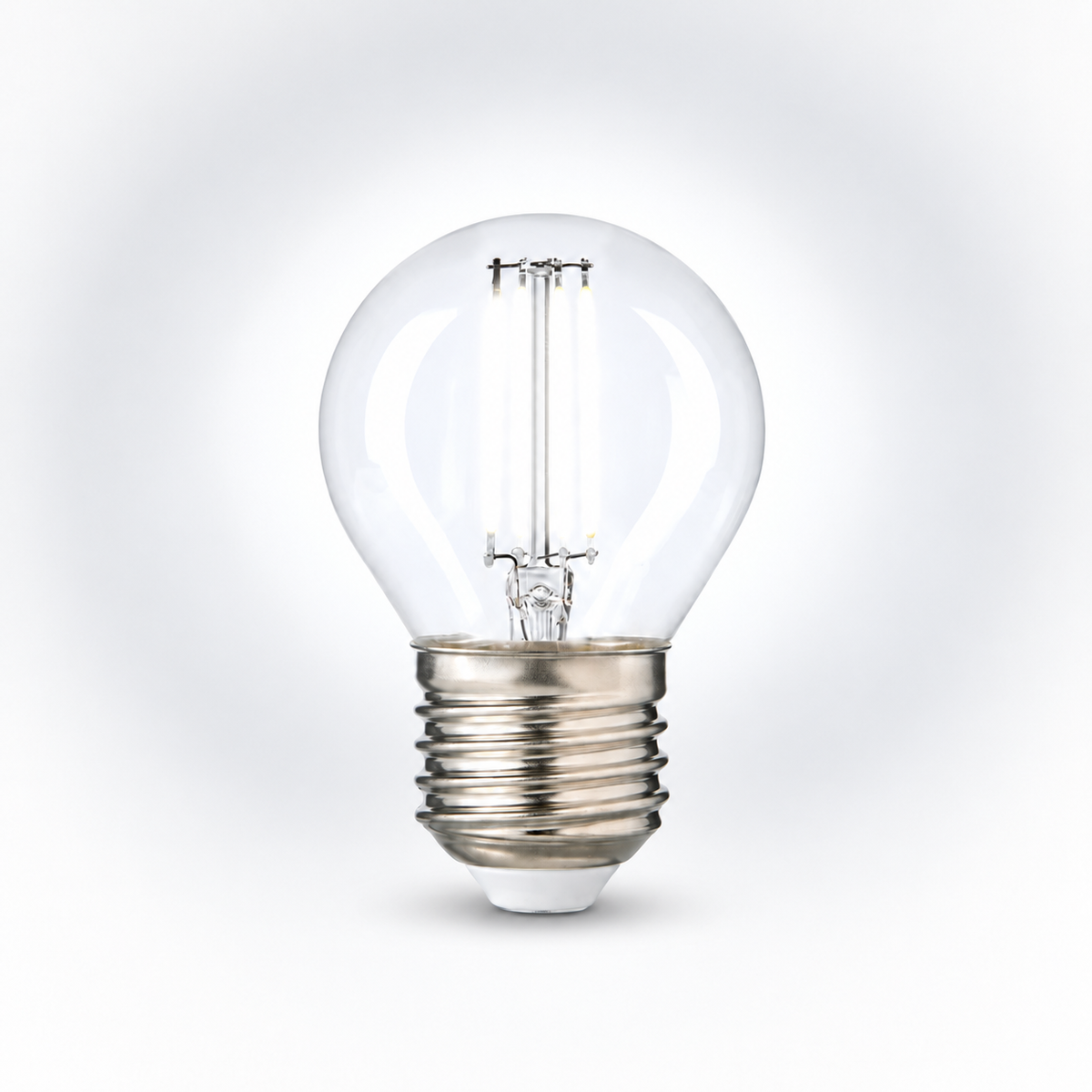 Heka G45 Şeffaf Cam Rustik LED Ampul 6W E27 6500K Beyaz Işık ERD-247