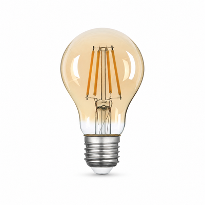 Heka A60 Bal Cam Filament LED Ampul 7W E27 2500K Sarı Işık ERD-314