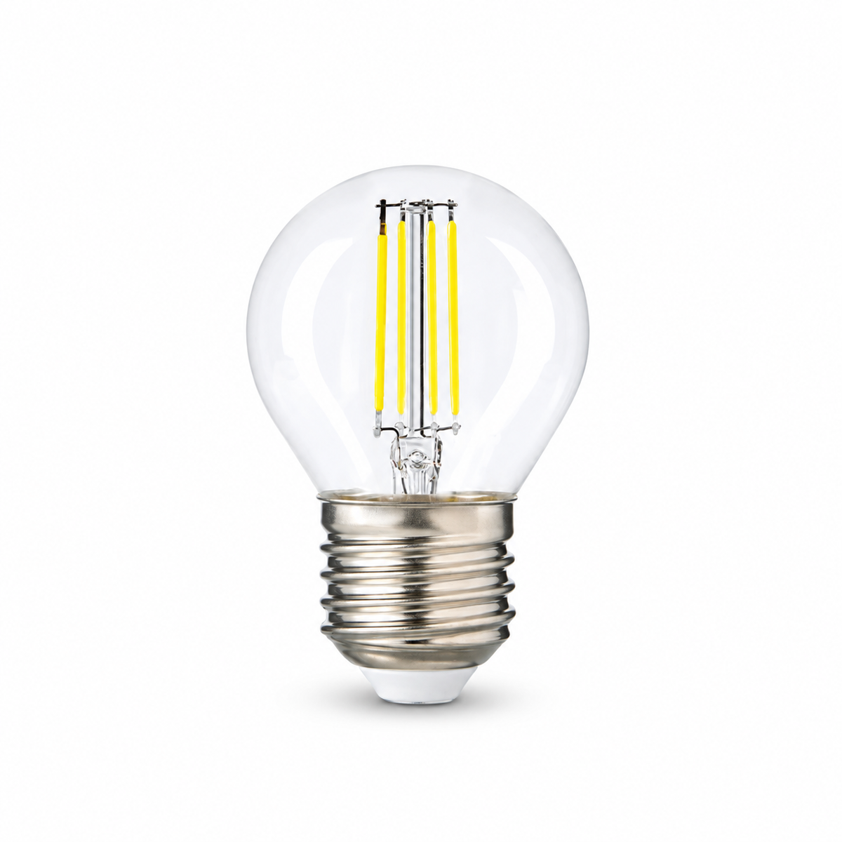 Heka G45 Şeffaf Cam Rustik LED Ampul 6W E27 6500K Beyaz Işık ERD-247