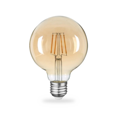 Heka G95 Bal Cam LED Ampul 7W E27 2500K Sarı Işık ERD-324
