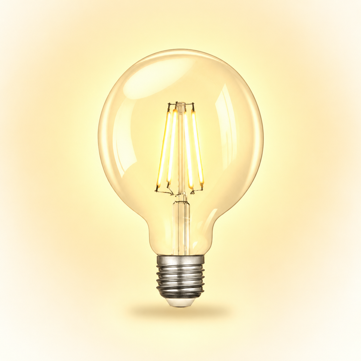 Heka G95 Rustik LED Ampul 6W E27 2700K Sarı Işık ERD-88