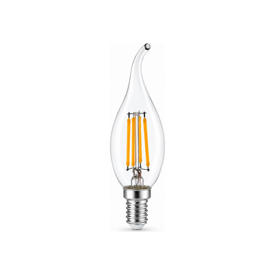 Heka T35 Şeffaf Cam Rustik LED Ampul 8W E14 3000K Gün Işığı ERD-36