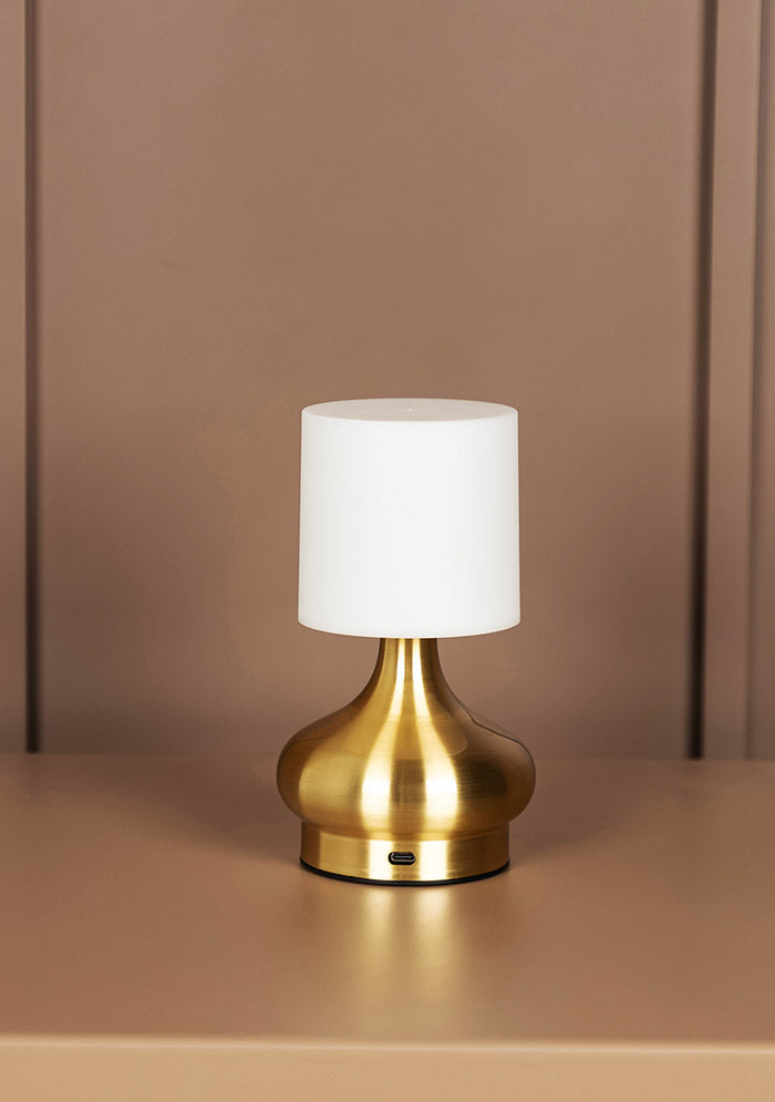 LUMIRA ŞARJLI MİNİ ALTIN LED MASA LAMBASI