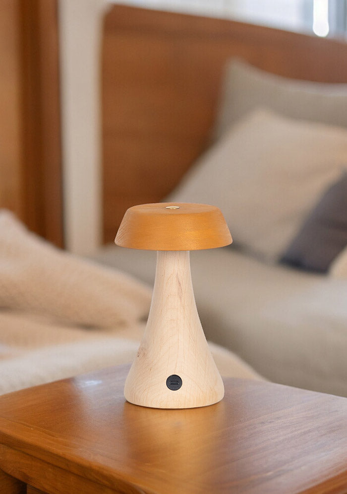 MORCHELLA ŞARJLI SARI MANTAR MASA LAMBASI