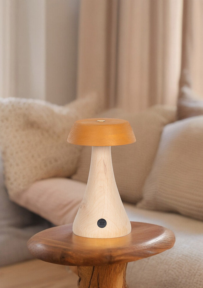 MORCHELLA ŞARJLI SARI MANTAR MASA LAMBASI