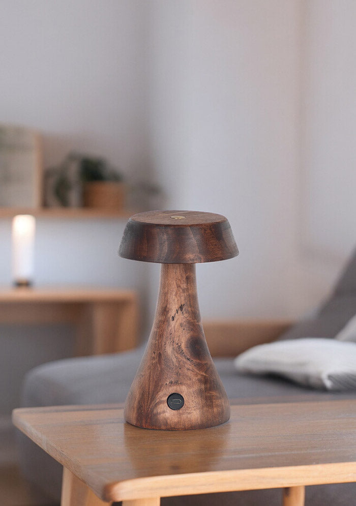 MORCHELLA ŞARJLI WENGE MANTAR MASA LAMBASI