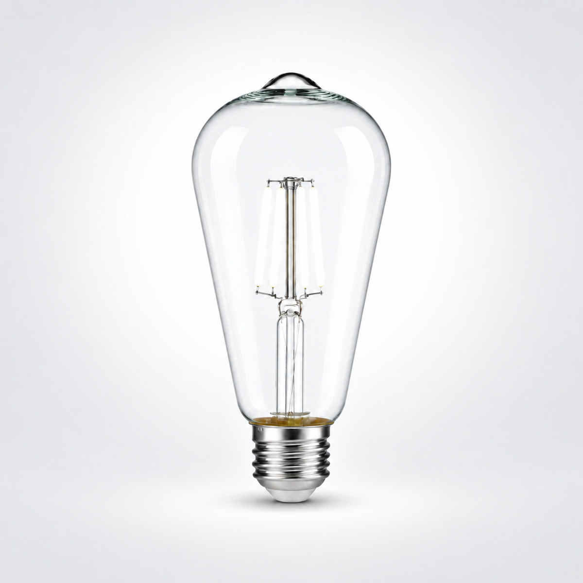 Heka ST64 Şeffaf Cam LED Ampul 7W E27 6500K Beyaz Işık ERD-320
