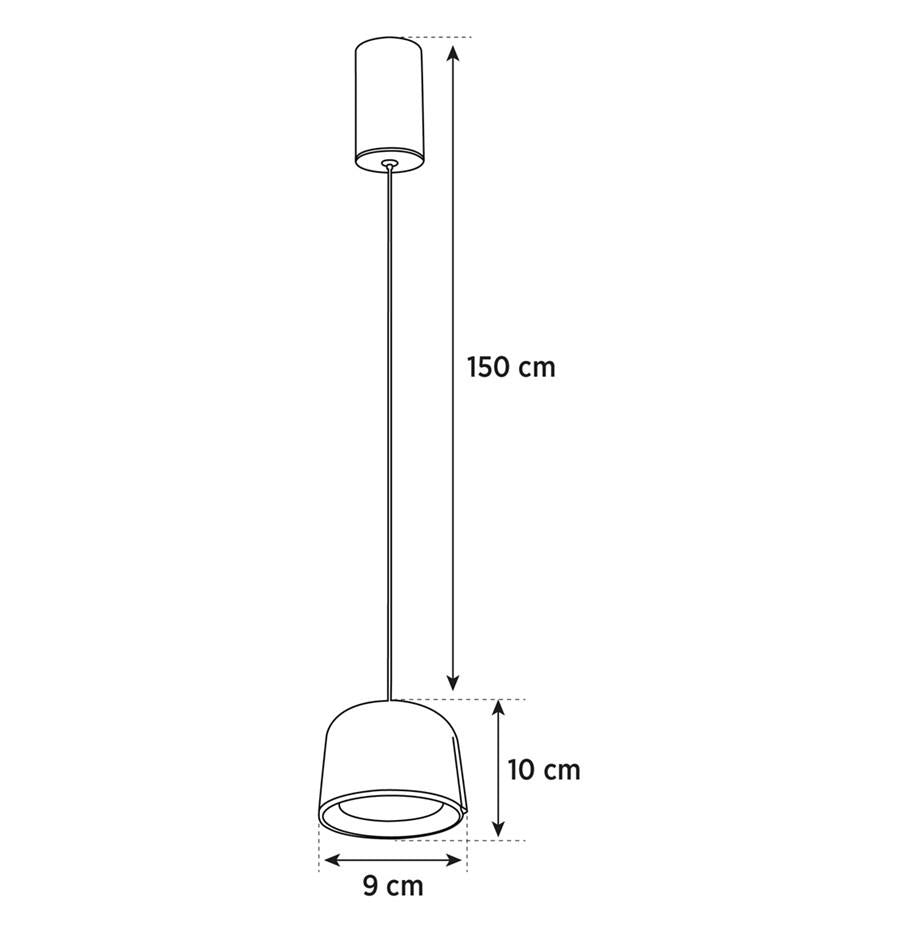 Aybar Tekli LED Sarkıt Avize 10 cm