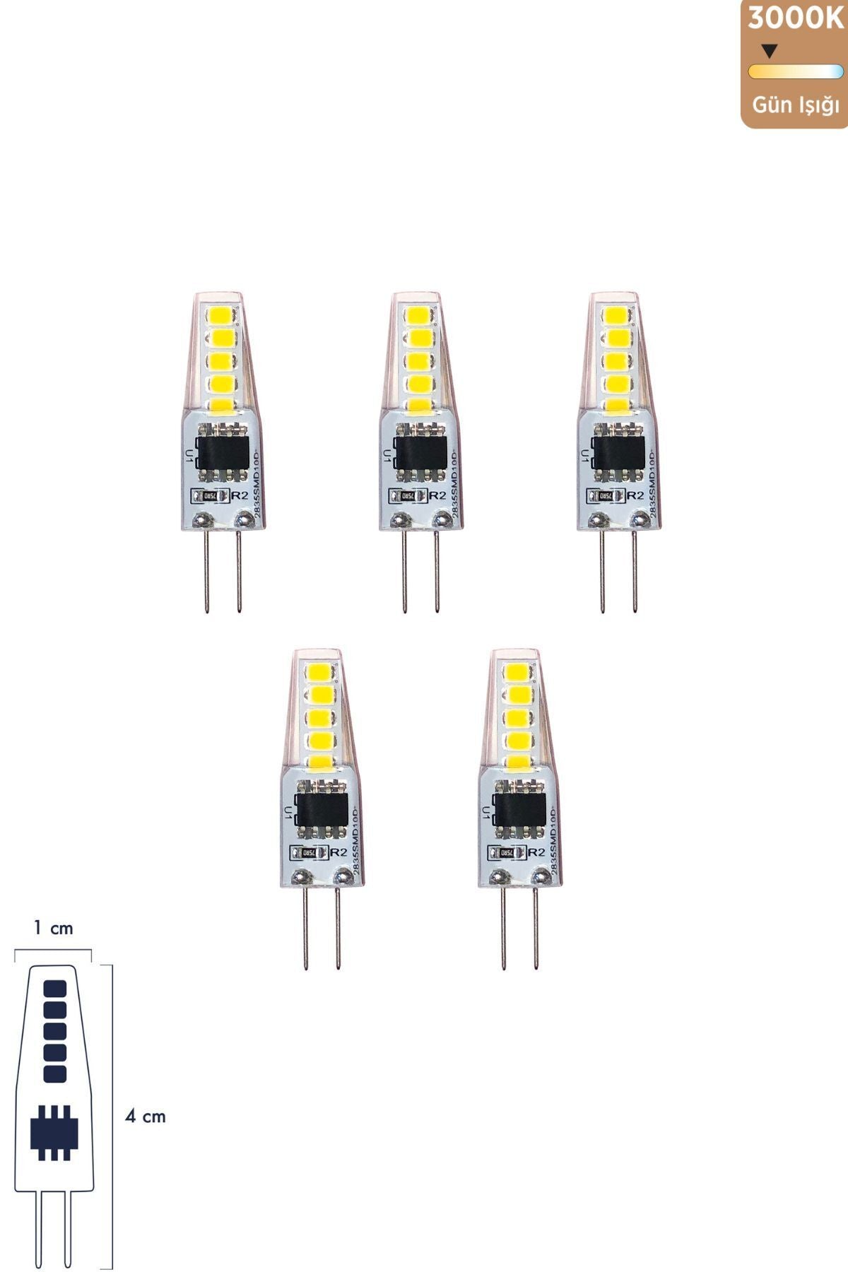 Heka Cob LED Ampul G4 2W 3000K 5'li ERD-266