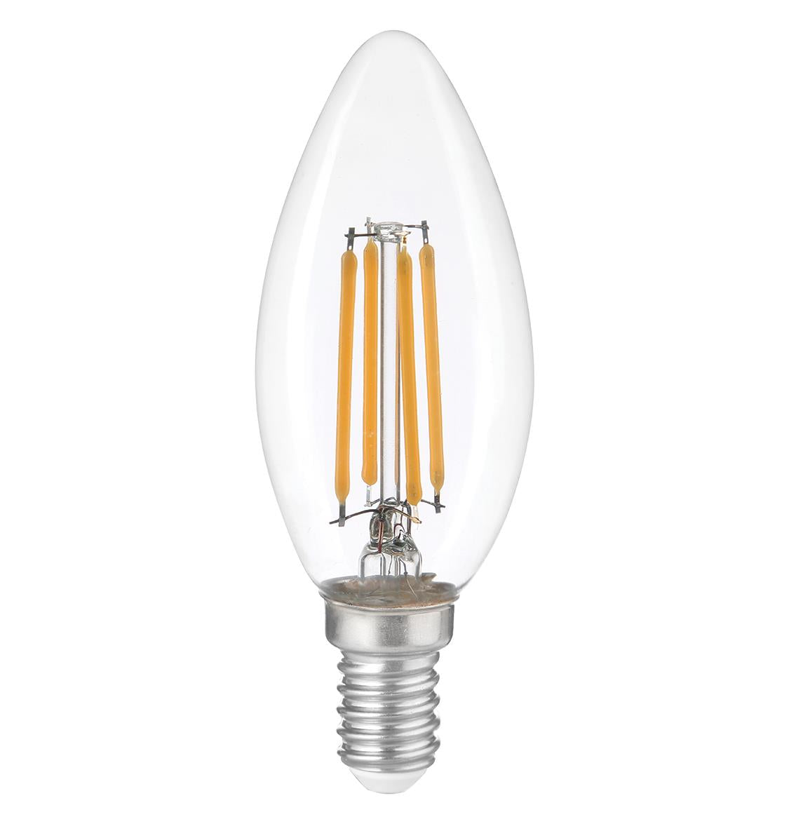Dekoratif Mum Led Avize Ampulü 6W 3000K E14 Gün Işığı 10'LÜ ERD-92