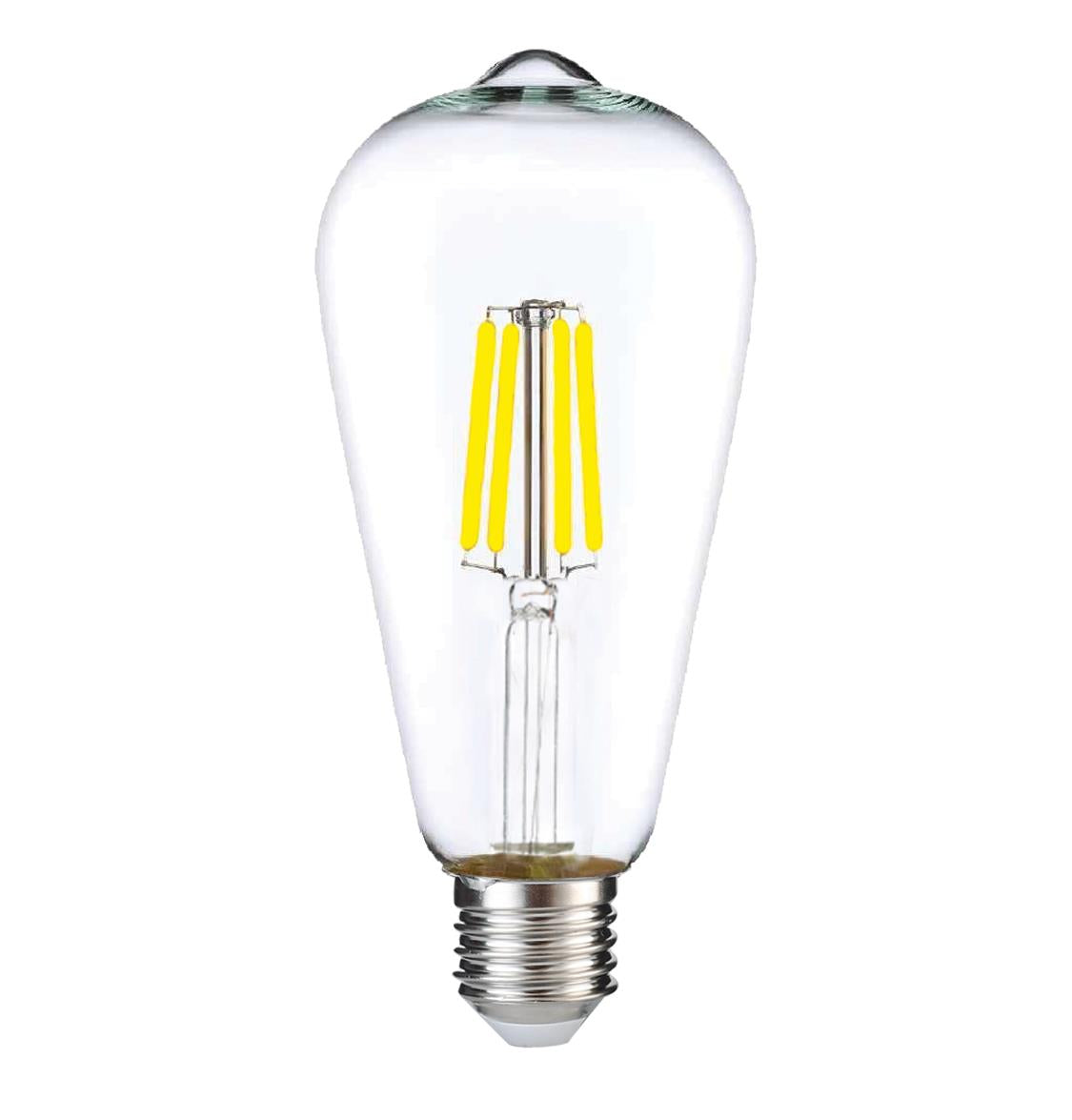 Dekoratif Rustik Armut LED Ampul E27 ST64 6W 6500K Beyaz Işık 3'lü ERD-209