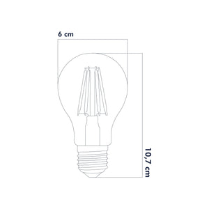 HEKA E27 220V 6W 4000K FİLAMENT LED AMPUL ERD-283 - Aydınlatmacıyız