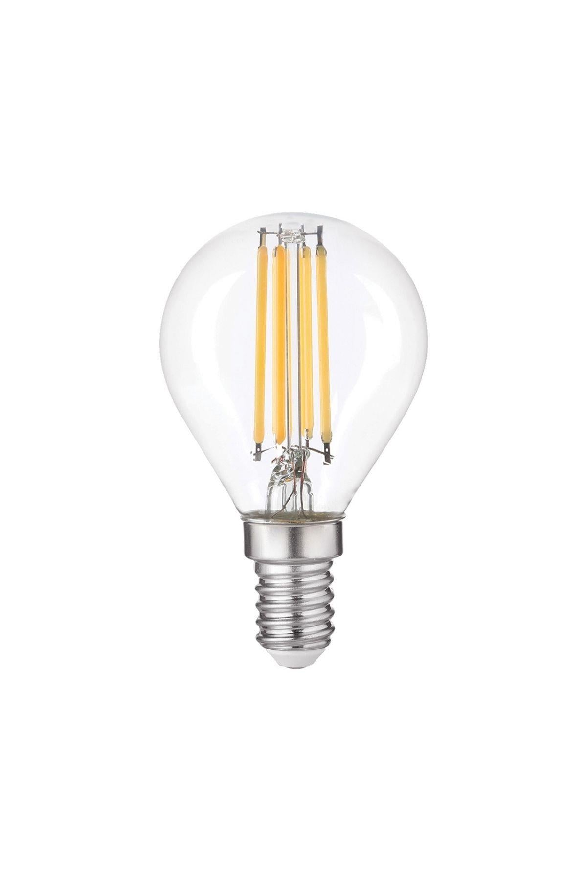 Heka E14 G45 Şeffaf Cam LED Ampul 6W 3000K Gün Işığı ERD-44
