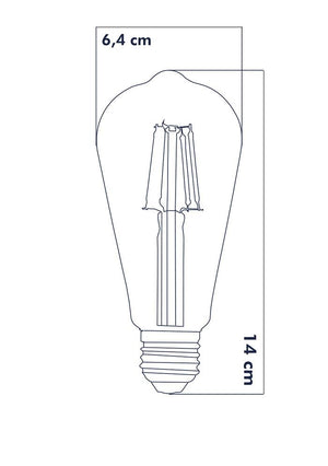 Heka Led Ampul 6W 3000K E27 Gün Işığı ERD-234 - Aydınlatmacıyız