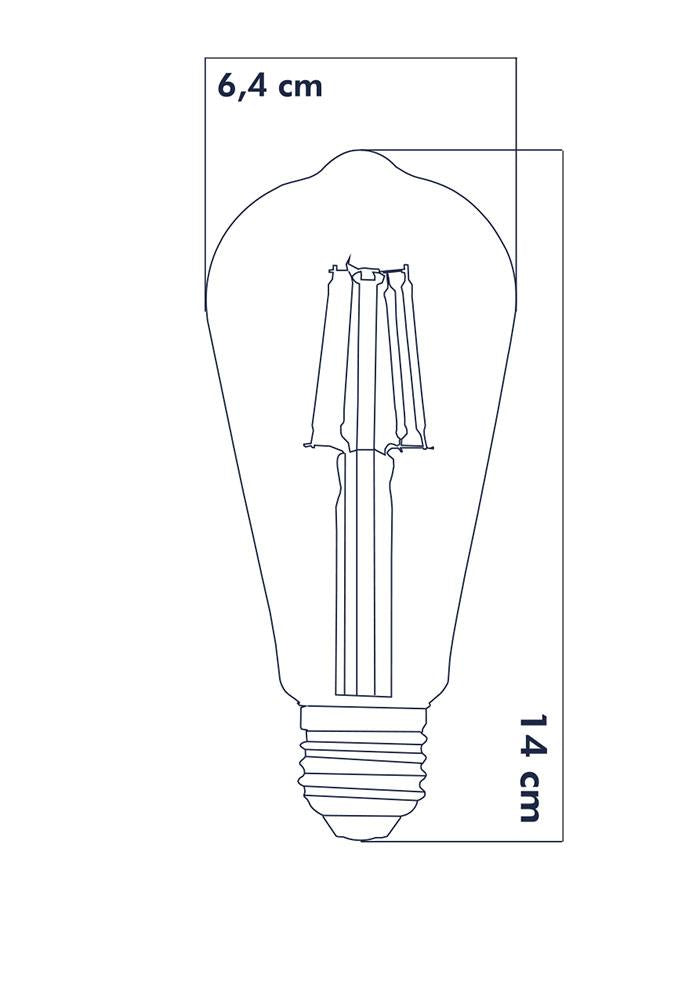 Heka Led Ampul 6W 3000K E27 Gün Işığı ERD-234 - Aydınlatmacıyız