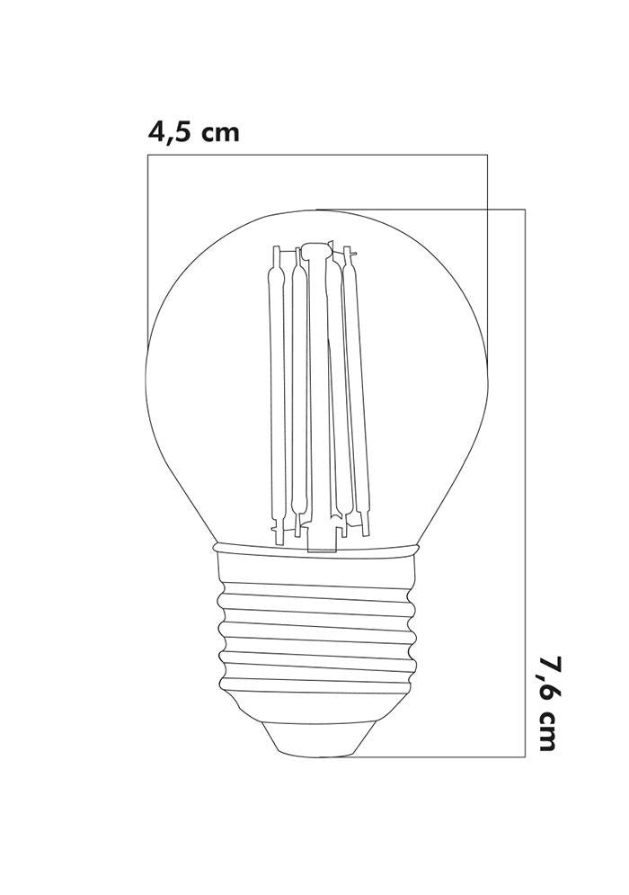 Heka Led Ampul 6W 3000K E27 (Gün Işığı) ERD-42 - Aydınlatmacıyız