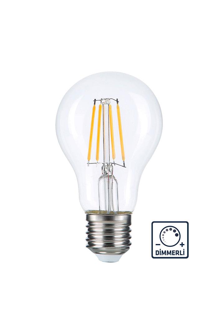 Heka Led Filament Rustik Ampul E27 8W 3000K Gün Işığı ERD-252 - Aydınlatmacıyız