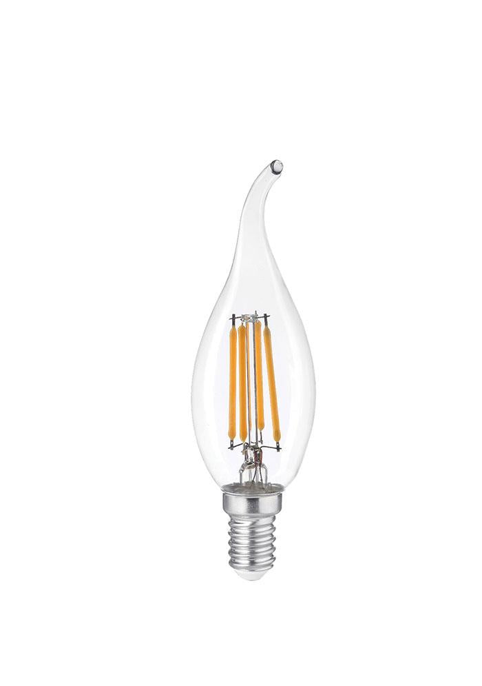 Heka Led Rustik E14 Ampul Kıvrık Uç 6W 3000K Gün Işığı ERD-83 - Aydınlatmacıyız
