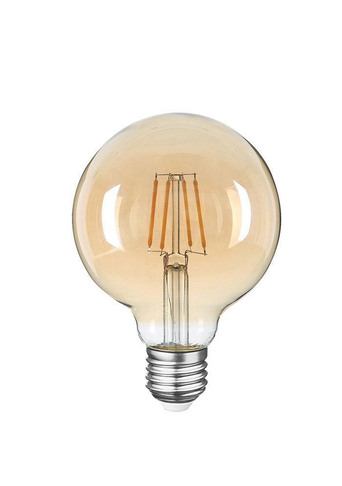 Heka Rustik Led Ampul E27 6W 2500K Gün Işığı ERD-39 - Aydınlatmacıyız