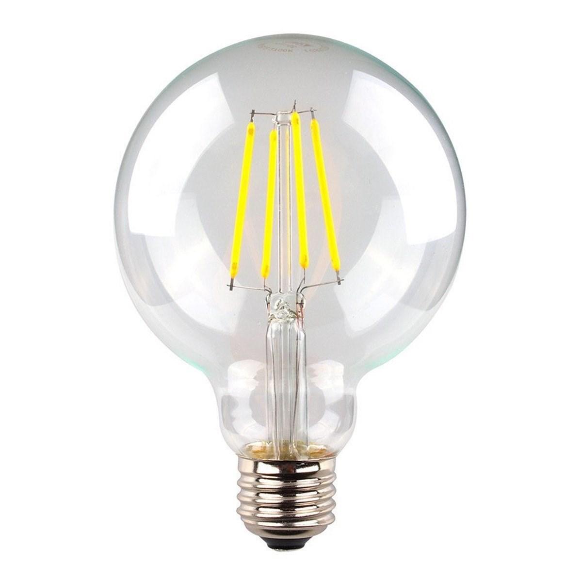 Heka Rustik Led Ampul E27 G95 6W 6500K Beyaz Işık ERD-46 - Aydınlatmacıyız