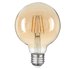 Heka Rustik Led Ampul E27 G95 8W 2500K Gün Işığı ERD-86 - Aydınlatmacıyız