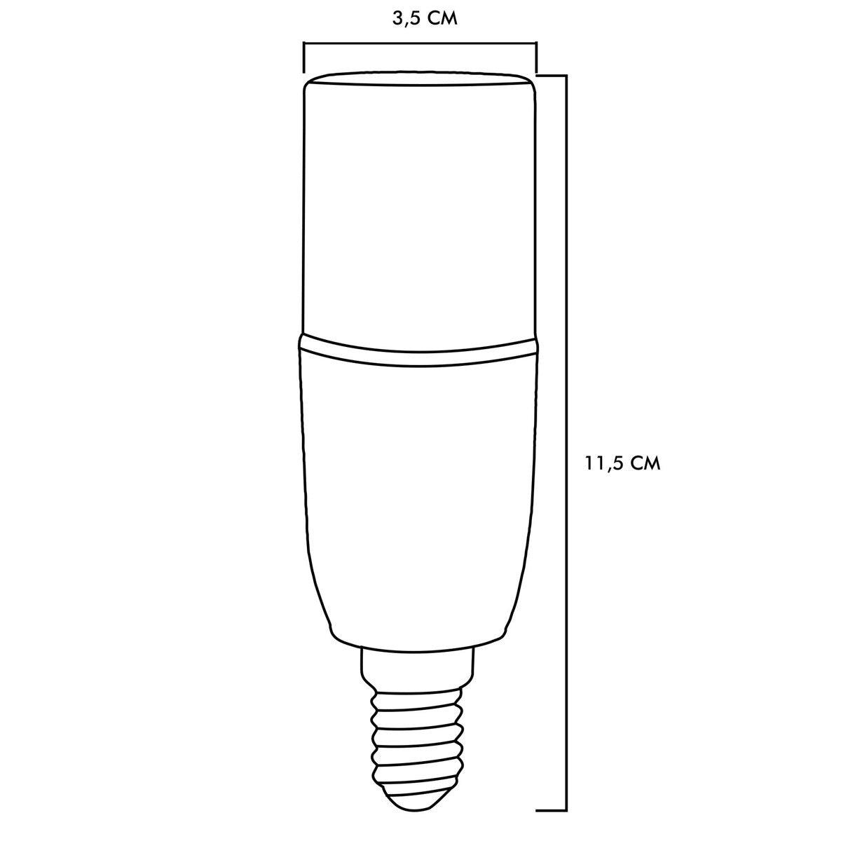 Heka Smd Led Ampul E14 7W 3000K Gün Işığı ERD-256 - Aydınlatmacıyız