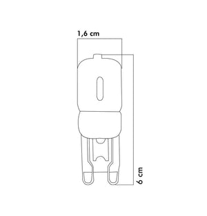 Heka Smd Led Ampul G9 3W 3000k Gün Işığı ERD-263 - Aydınlatmacıyız