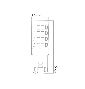 Heka Smd Led Ampul G9 5W 3000k Gün Işığı ERD-268 - Aydınlatmacıyız