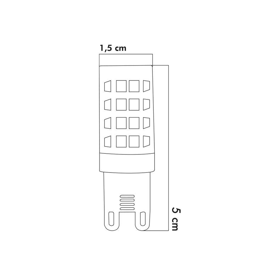 Heka Smd Led Ampul G9 5W 3000k Gün Işığı ERD-268 - Aydınlatmacıyız