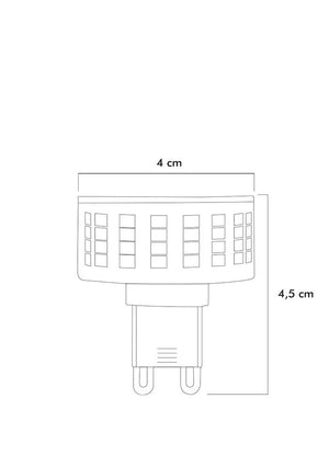 Heka Smd Led Ampul G9 9W 3000K ERD-270 - Aydınlatmacıyız