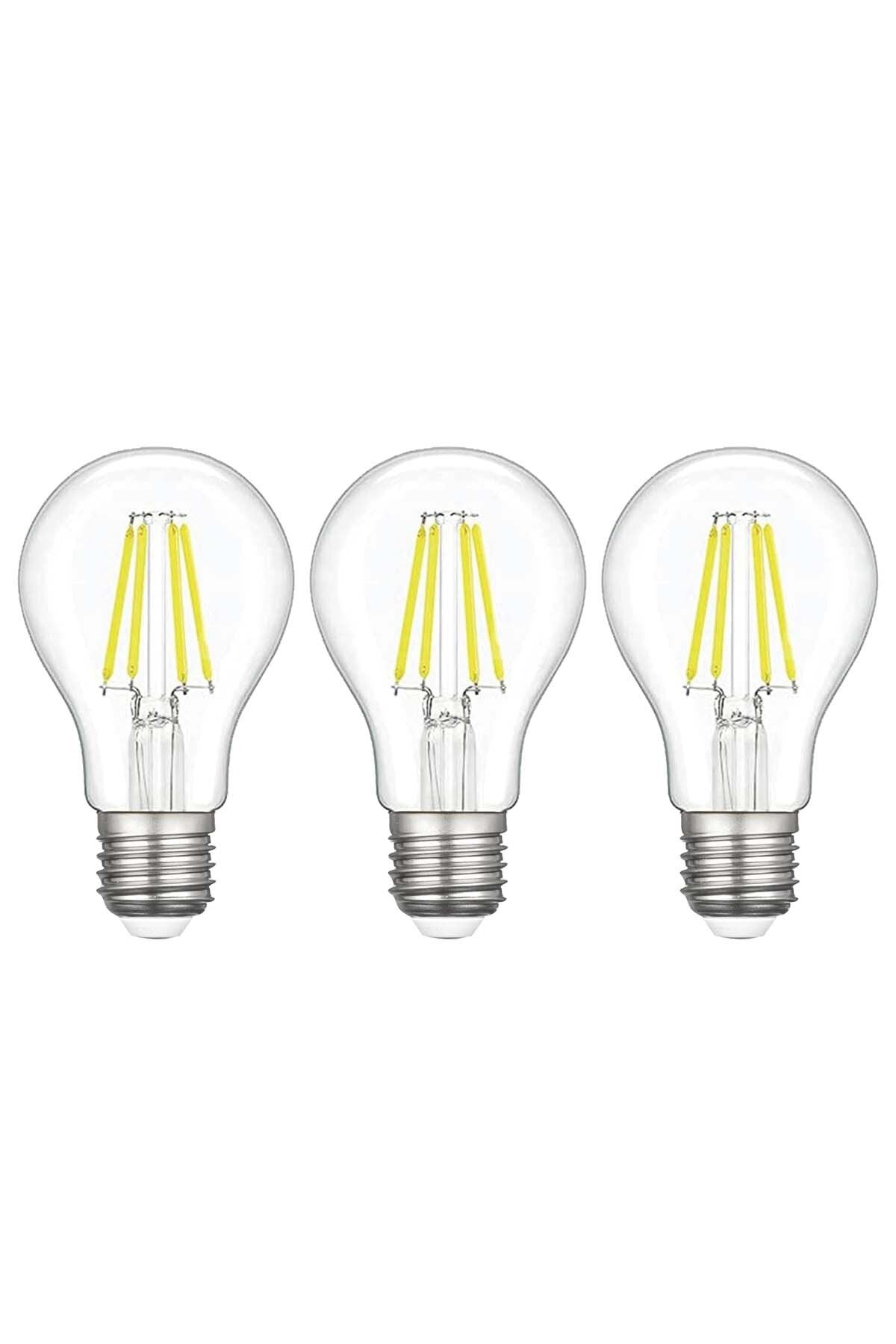 Heka LED Ampul 6w 6500k E27 Beyaz Işık A60 3'lü ERD-96