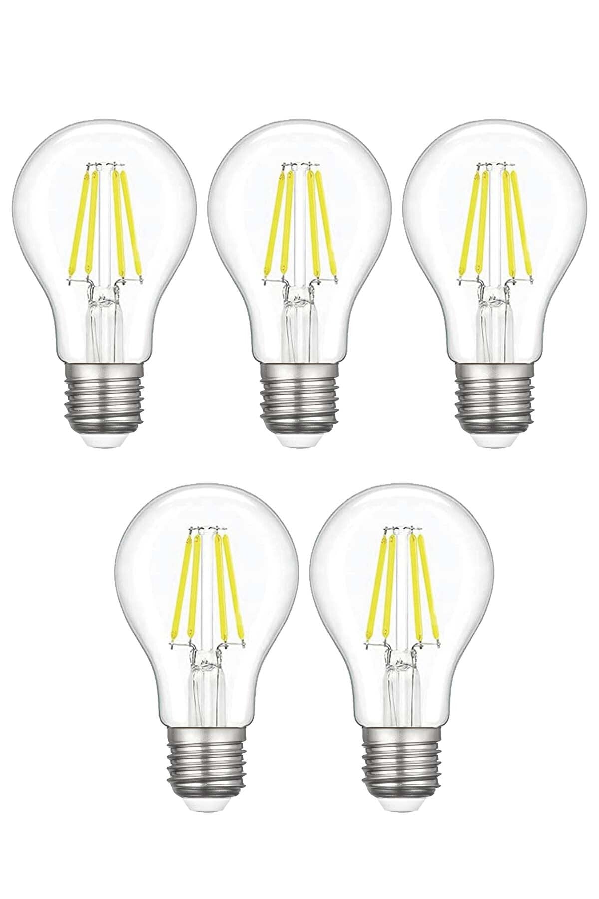 Heka LED Ampul 6w 6500k E27 Beyaz A60 5'li ERD-96