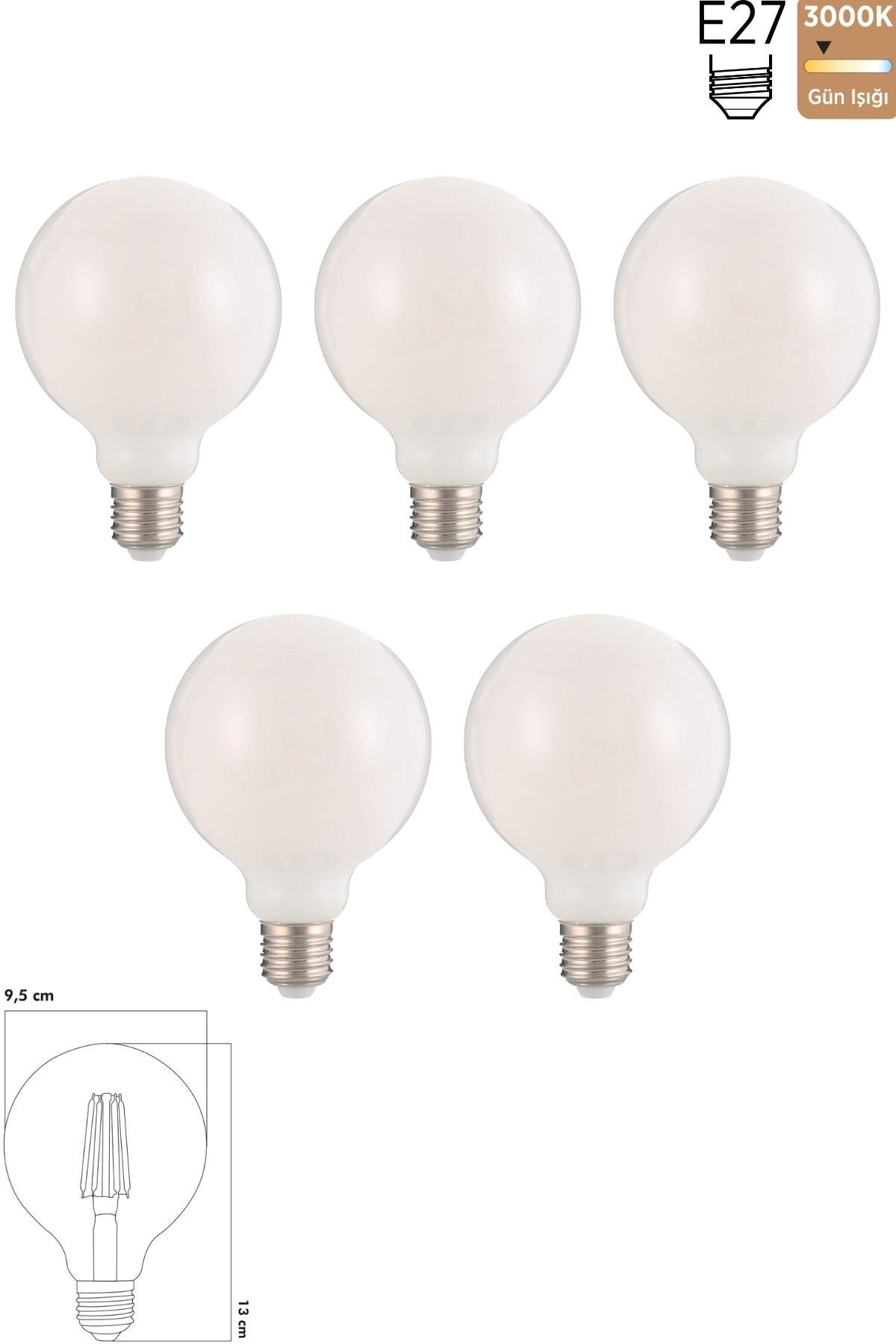Led Ampul E27 9W 3000K Gün Işığı 5'li ERD-232