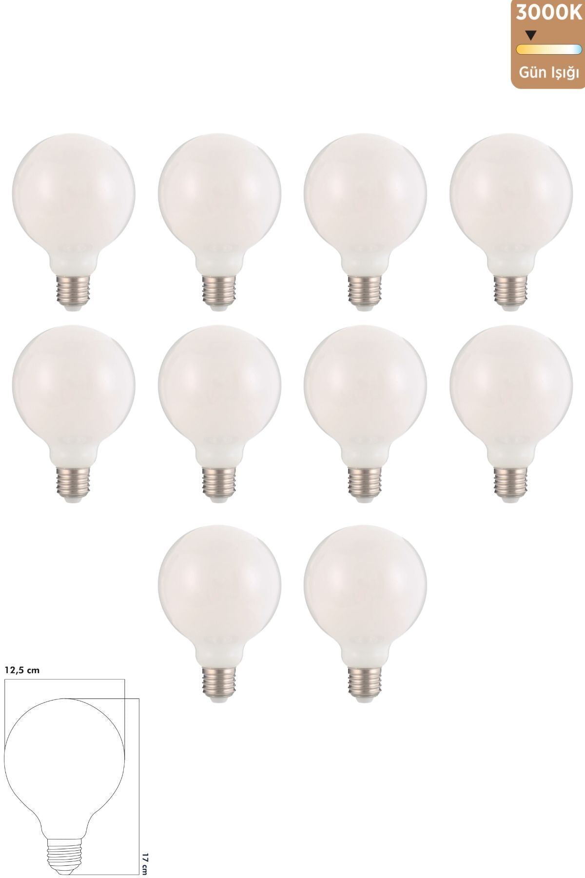 Heka LED Ampul E27 9W 3000K Gün Işığı 10'lu ERD-233