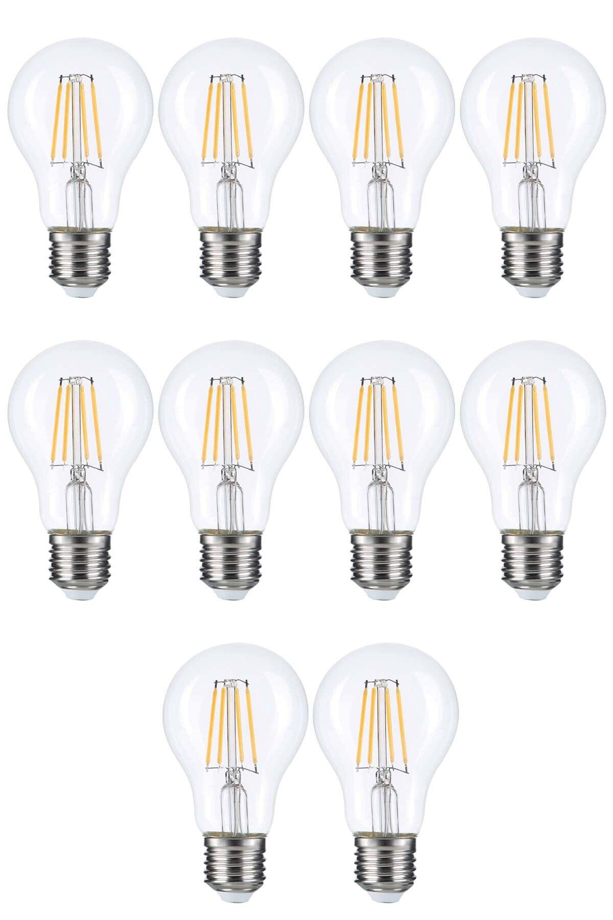 Heka Led Rustik Ampul E27 6W 3000K Gün Işığı 10'lu ERD-95 - Aydınlatmacıyız