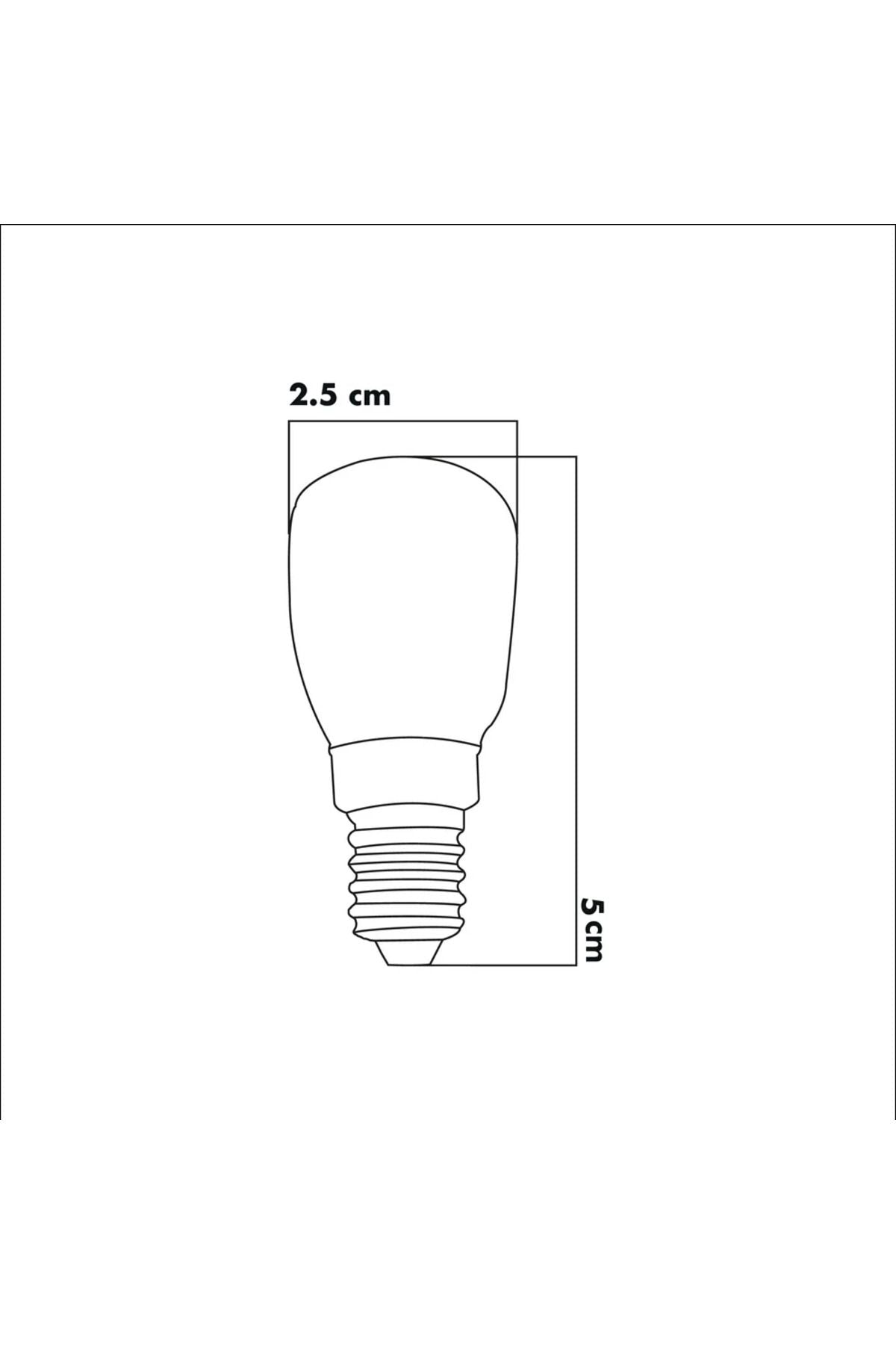 Heka Opal Cam 2 W 3000K E14 LED Ampul 5'li ERD-290