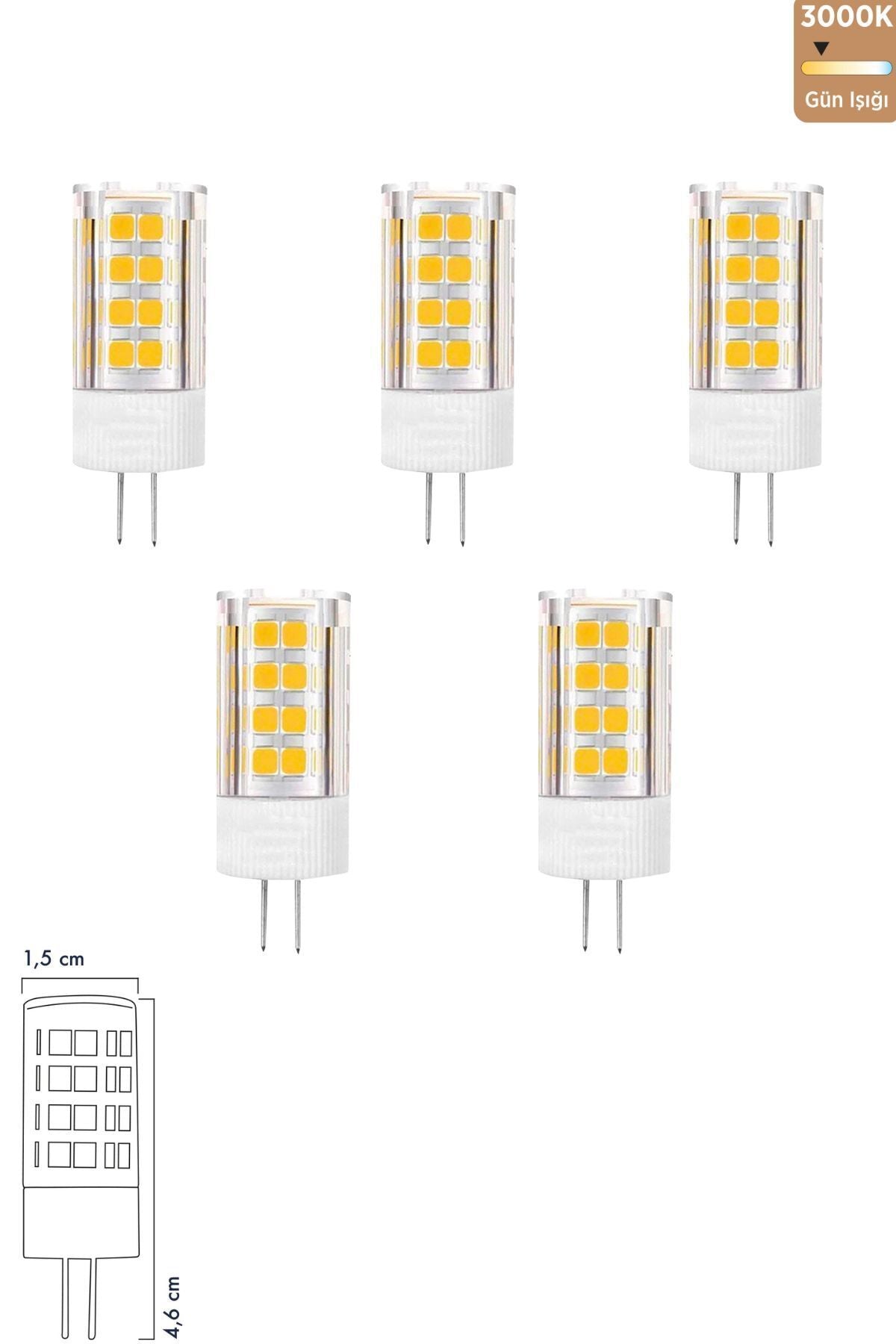 Smd Led Ampul 5 Watt G4 Gün Işığı 5'li ERD-267