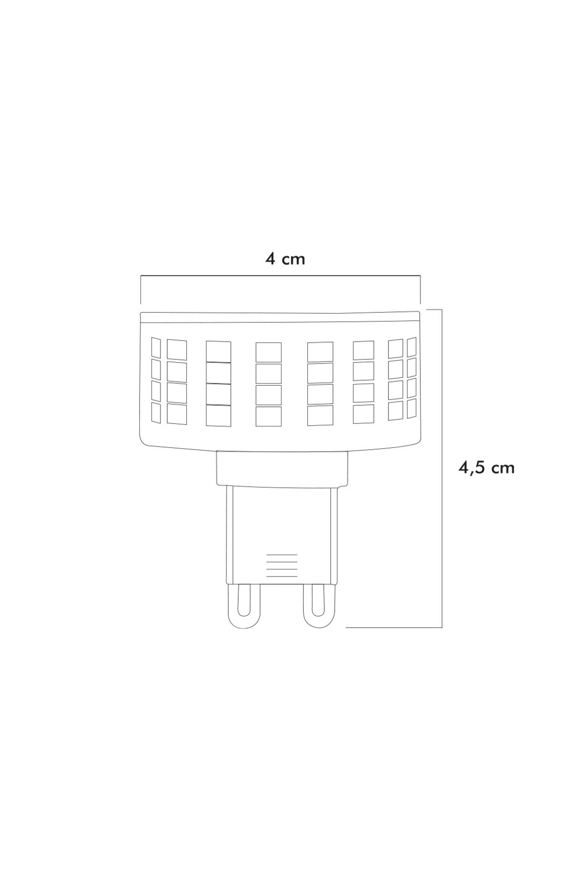 Heka Smd LED Ampul G9 9W 3000K 5'li ERD-270