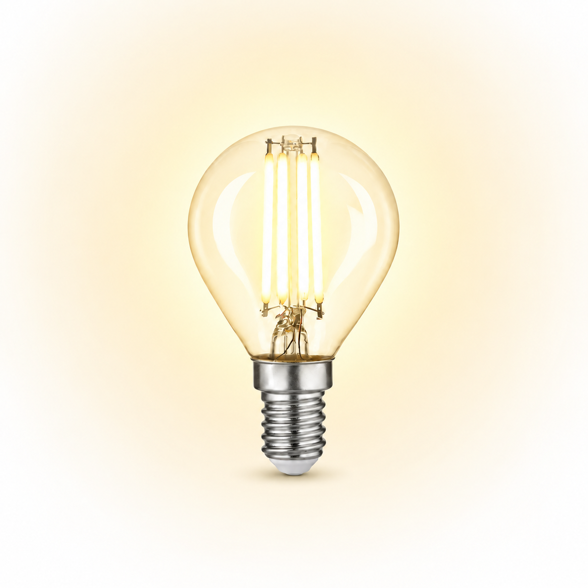Heka G45 Şeffaf Cam LED Ampul 6W E14 3000K Gün Işığı ERD-44