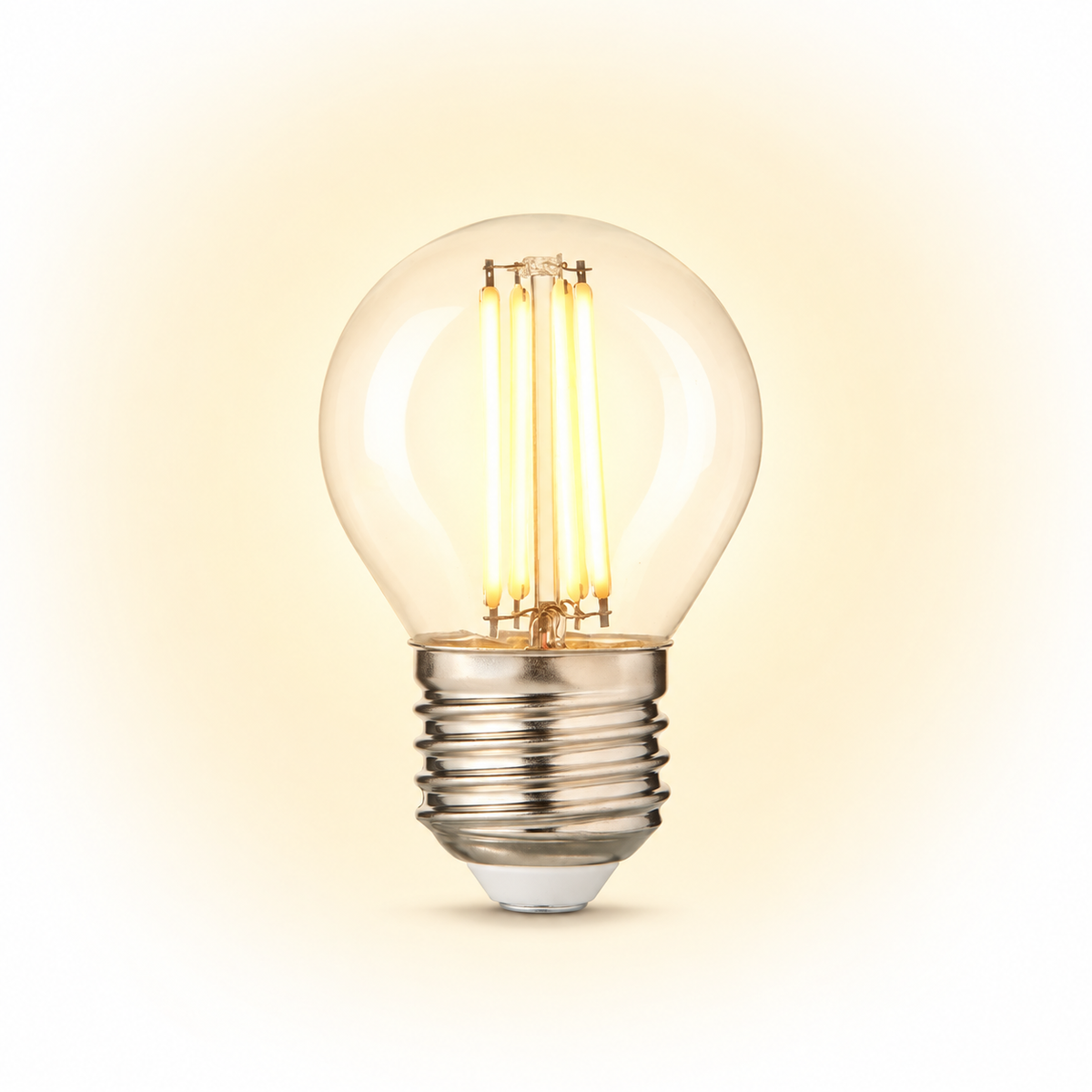 Heka G45 Şeffaf Cam LED Ampul 6W E27 3000K Gün Işığı ERD-42