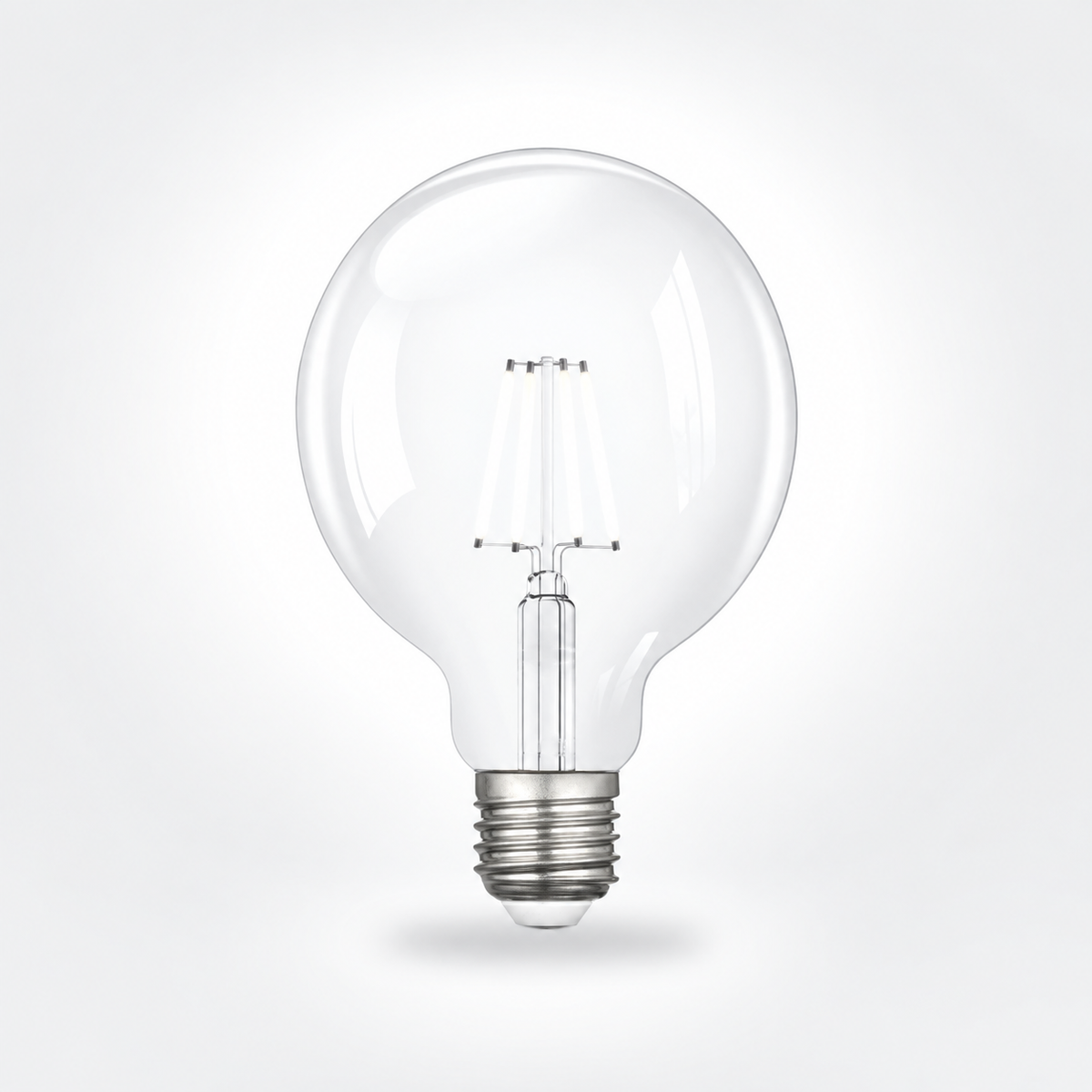 Heka G95 Şeffaf Cam LED Ampul 7W E27 6500K Beyaz Işık ERD-323