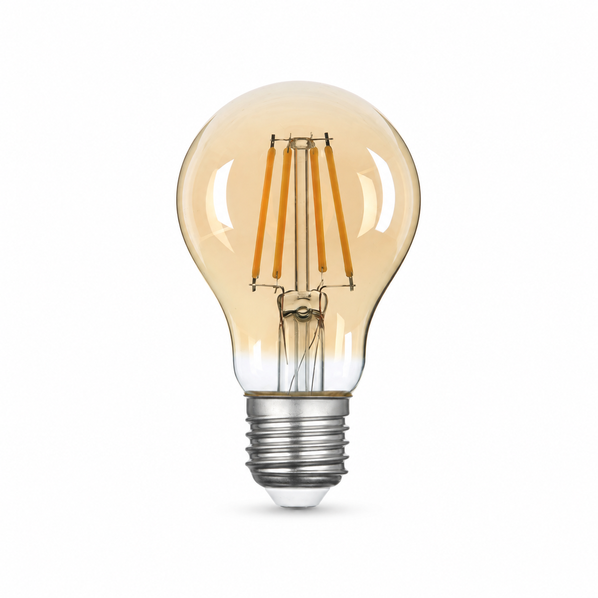 Heka A60 Bal Cam Filament LED Ampul 7W E27 2500K Sarı Işık ERD-314