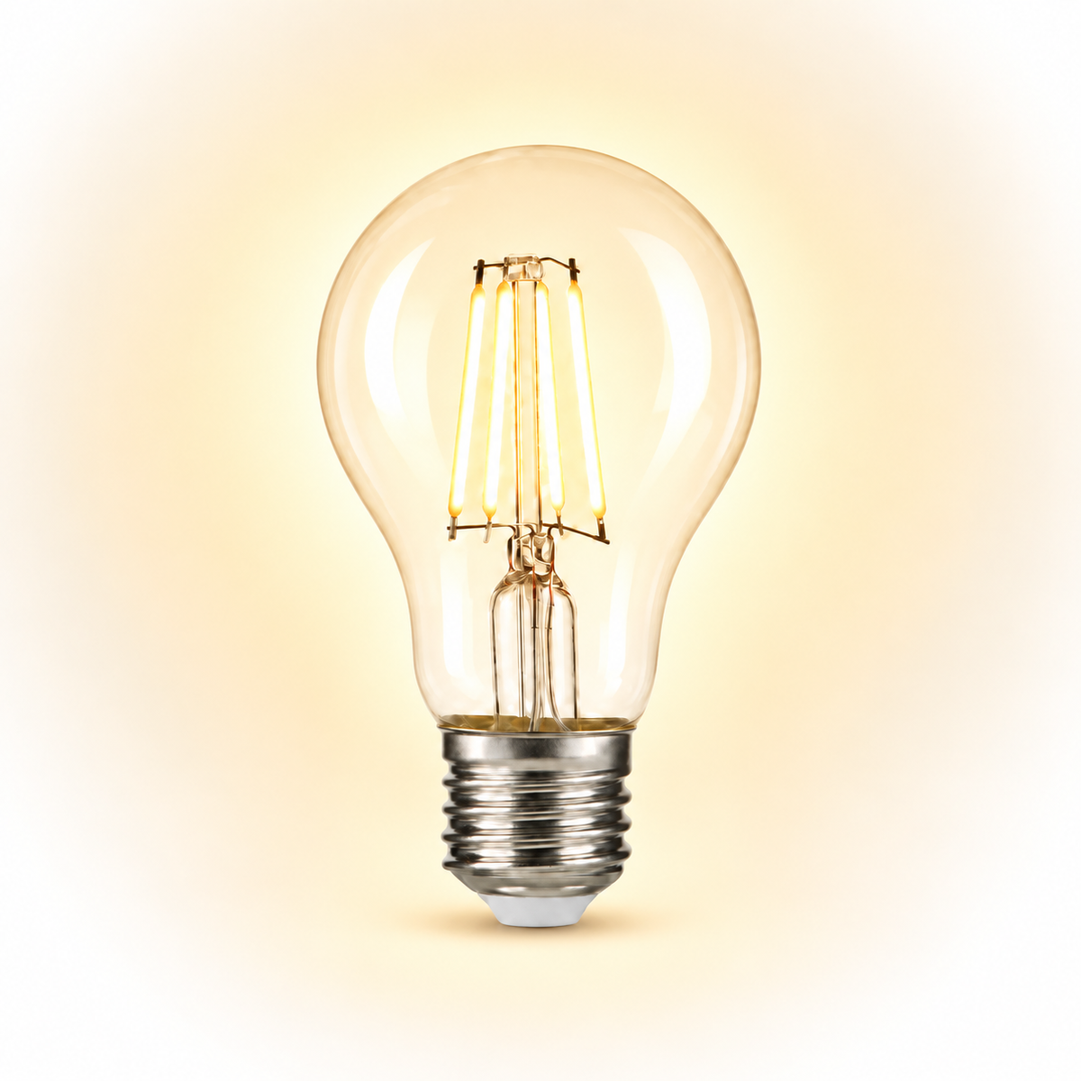 Heka A60 Şeffaf Cam Filament LED Ampul 7W E27 3000K Gün Işığı ERD-310