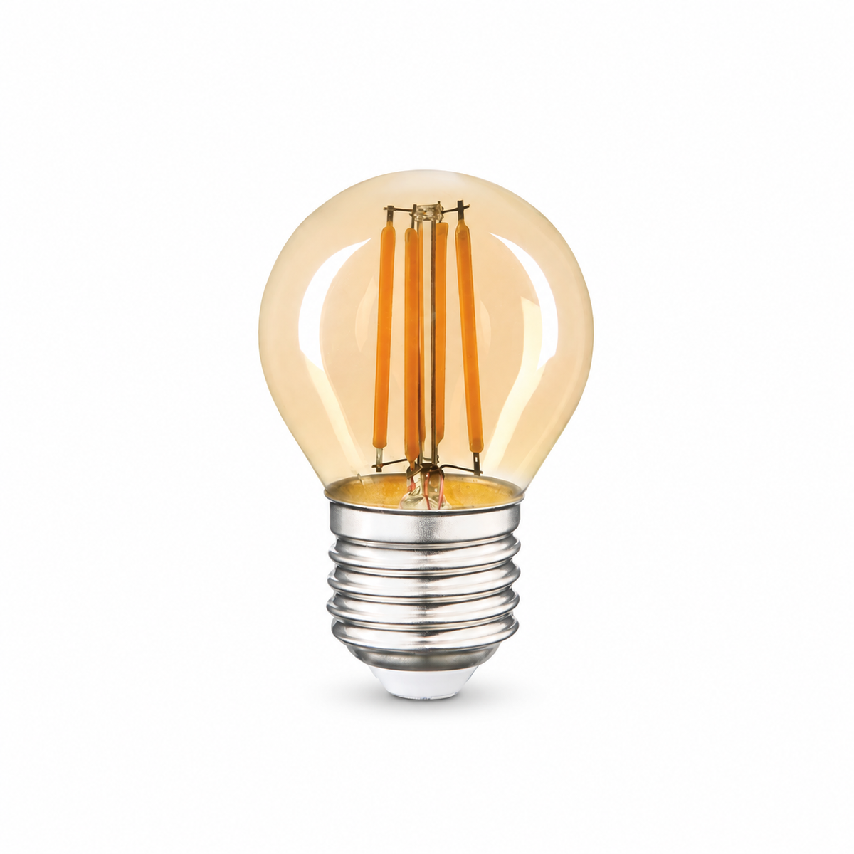 Heka G45 Bal Cam LED Ampul 6W E27 2500K Sarı Işık ERD-43