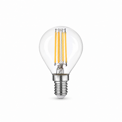 Heka G45 Şeffaf Cam LED Ampul 6W E14 3000K Gün Işığı ERD-44