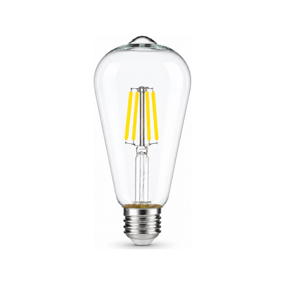 Heka ST64 Şeffaf Cam LED Ampul 7W E27 2700K Sarı Işık ERD-319